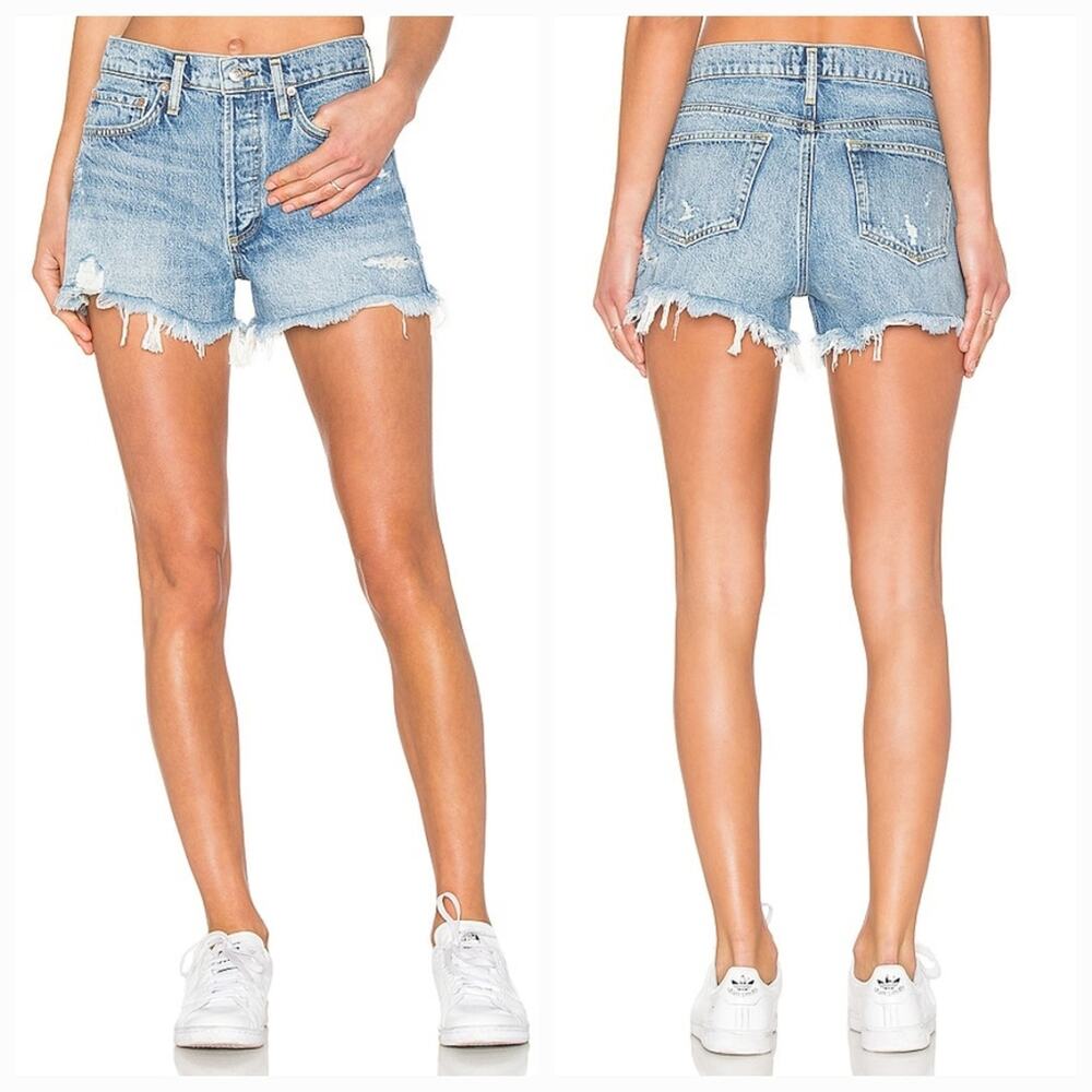 AGOLDE Parker Vintage Cut Off Short in Swapmeet Size 24 - Picture 1 of 11
